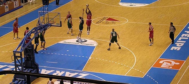 Regras da quadra de basquete