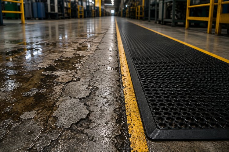 O que fazer quando o piso se torna um risco para os colaboradores?
