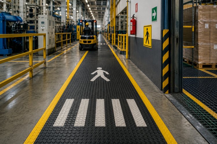 Quais soluções ajudam a aumentar a segurança em corredores industriais?